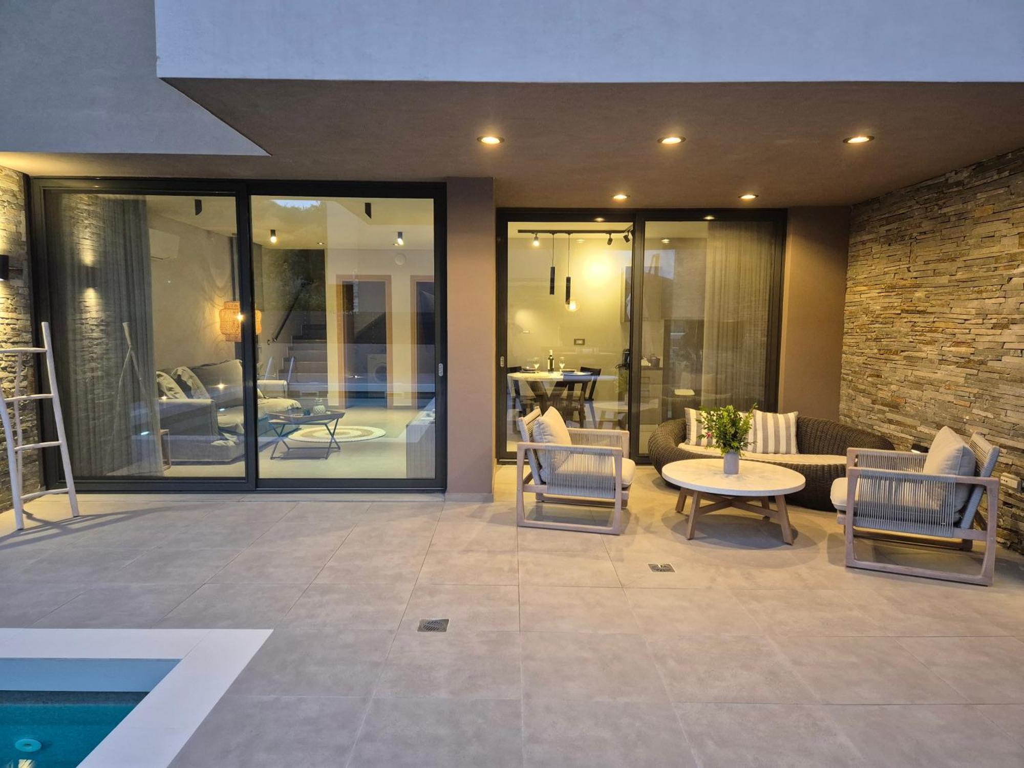 Aguacate Glafki With Heated Private Swimming Pool Villa Tsilivi  Buitenkant foto