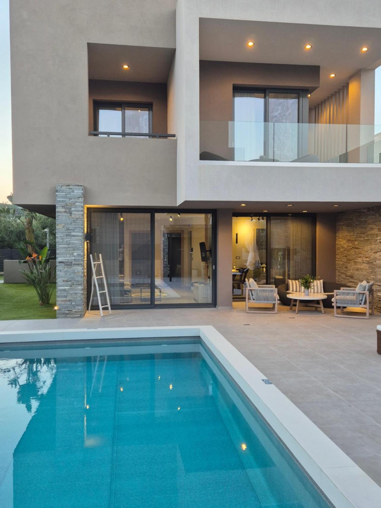 Aguacate Glafki With Heated Private Swimming Pool Villa Tsilivi  Buitenkant foto