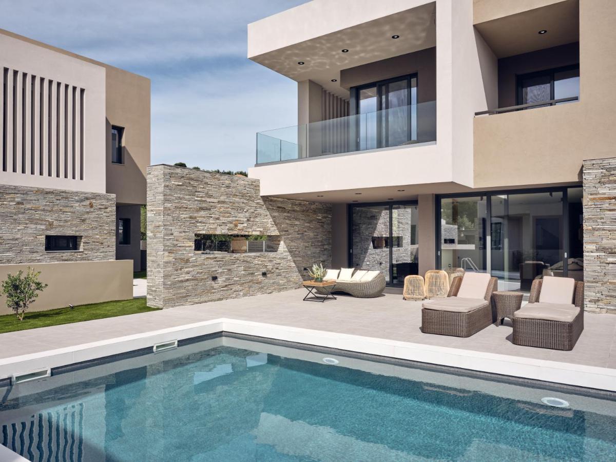 Aguacate Glafki With Heated Private Swimming Pool Villa Tsilivi  Buitenkant foto